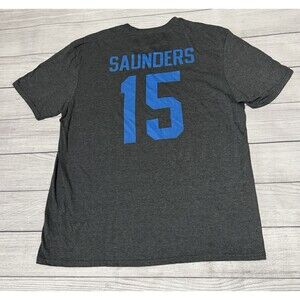 Fanatics Carolina Panthers #15 CJ Saunders NFL Gray T Shirt Men’s Size XL